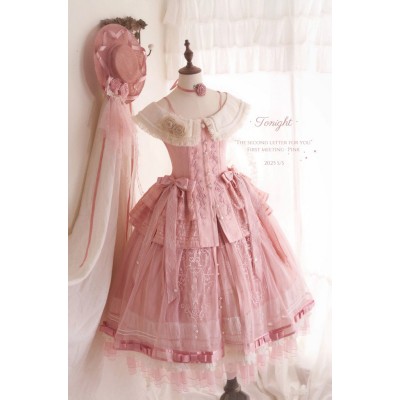 Tonight The Second Letter For You 2.0 Pure Colour Top Skirt and Set(Reservation/3 Colours/Full Payment Without Shipping)